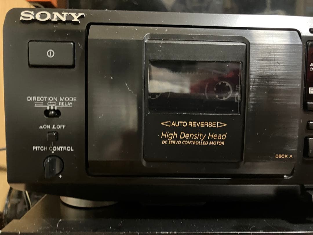 美品・動作品】SONY TC-WE435 カセットデッキ／カセットテープ付き