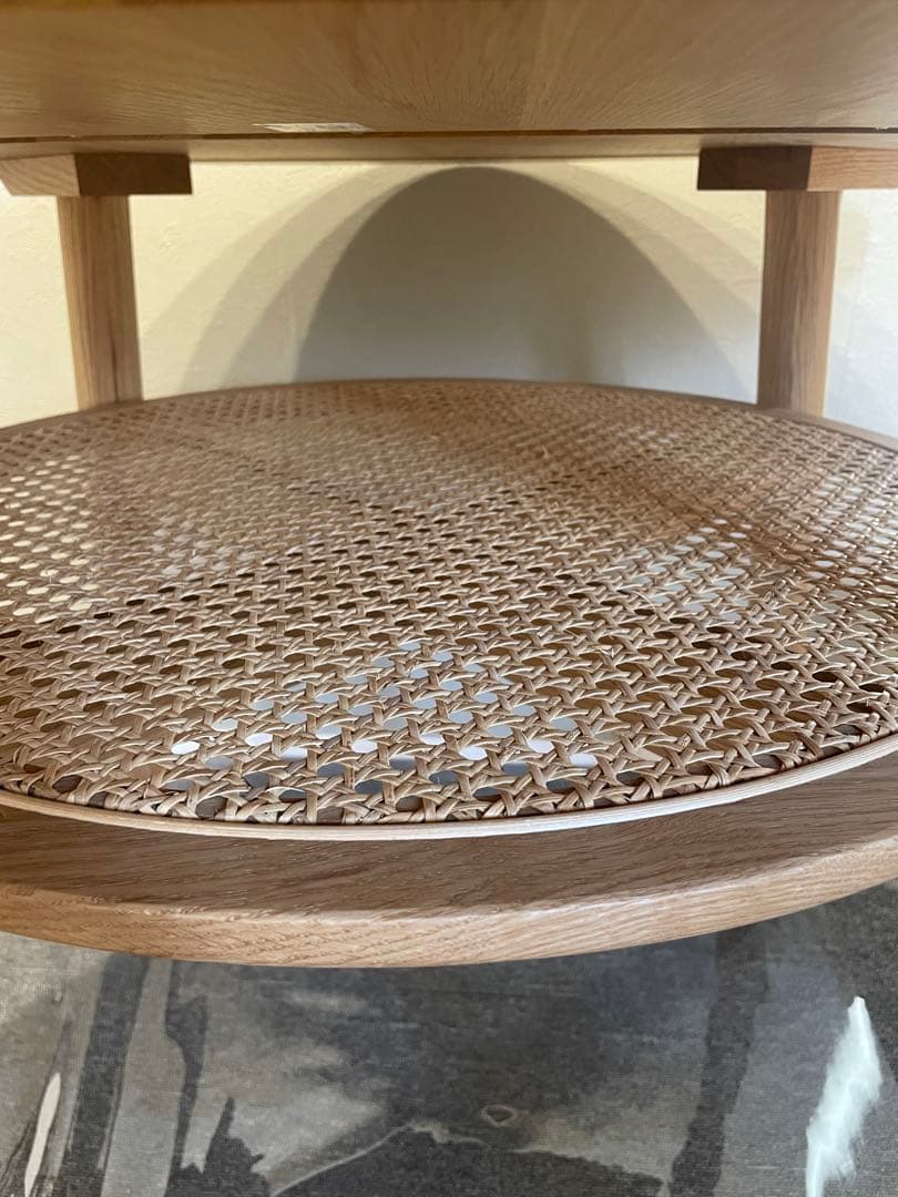 SOLK(ソルク) ラウンドダイニングテーブル Φ1100 unico 無垢