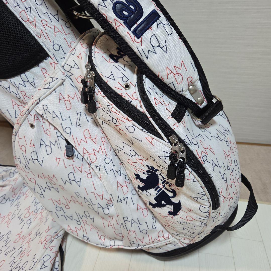 Admiral ゴルフバッグ・キャディバッグ スタンド付き