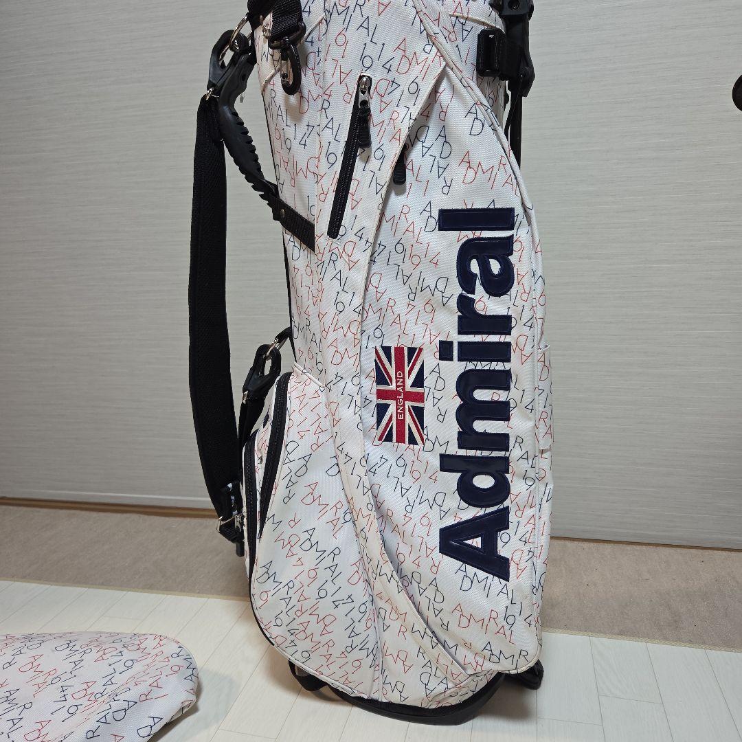 Admiral ゴルフバッグ・キャディバッグ スタンド付き