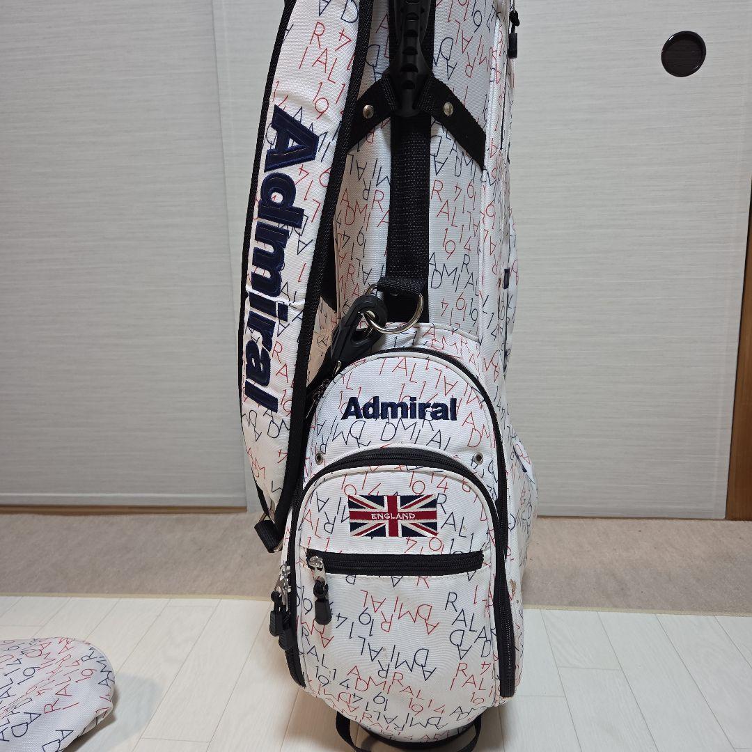 Admiral ゴルフバッグ・キャディバッグ スタンド付き