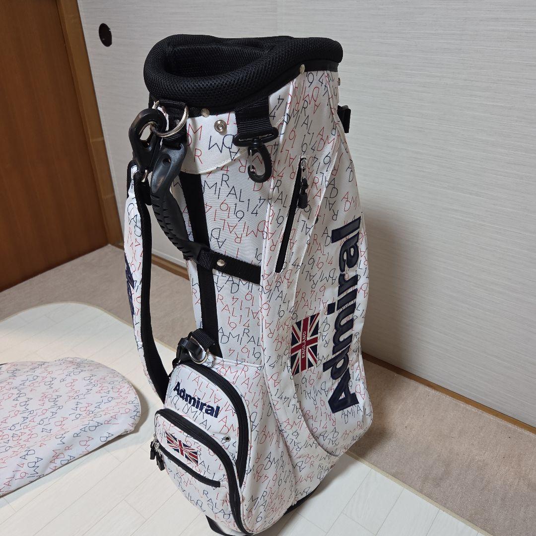 Admiral ゴルフバッグ・キャディバッグ スタンド付き