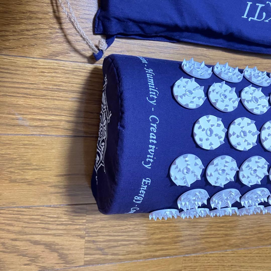 【正規品美品】シャクティマットピローセット　レベル3 アドバンス　ネイビー　枕