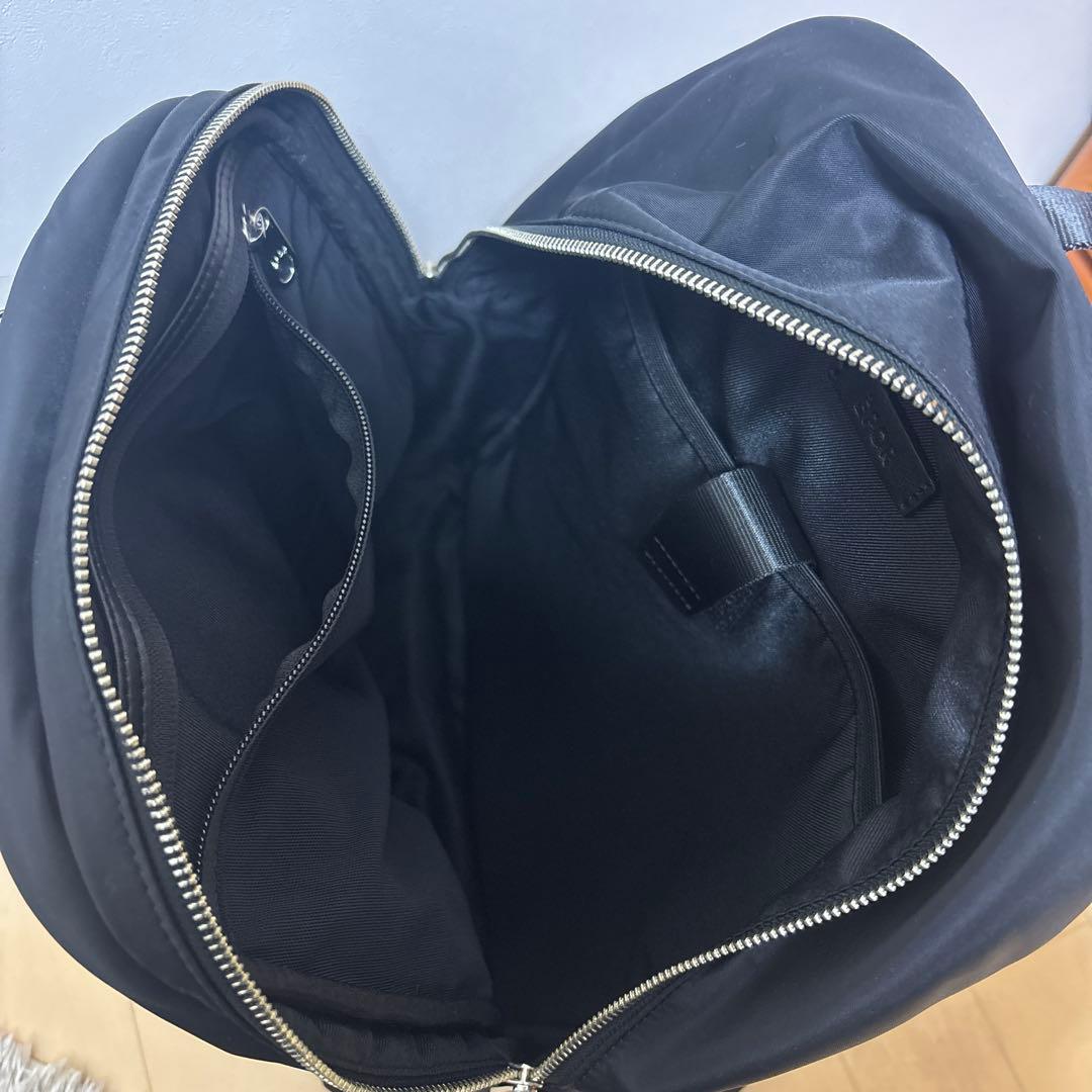 E'POR エポール ロペ パックサック リュック ナイロン A4 ブラック 黒