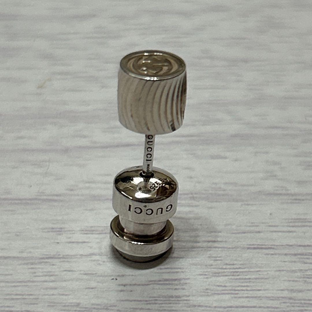 片耳用 GUCCI グッチ インターロッキングG ピアス シルバー SV925