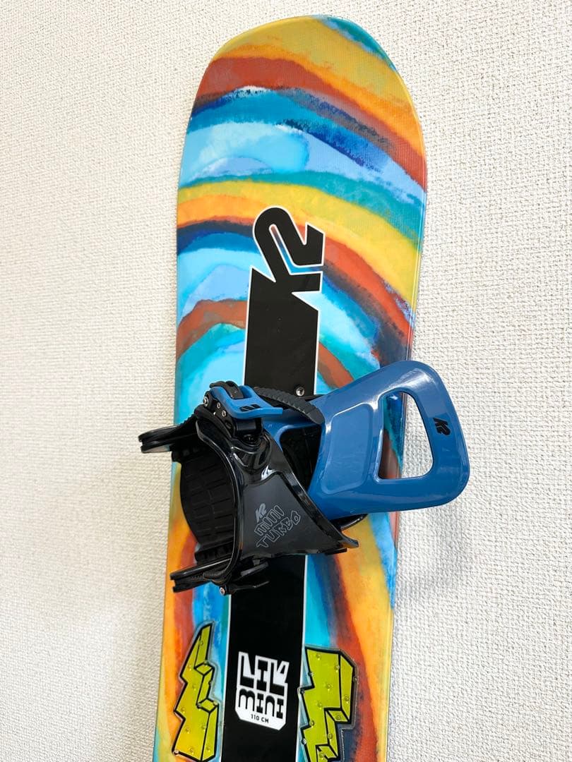 K2 LIL MINI 110cm ミニスノーボード ビンディング付き キッズ
