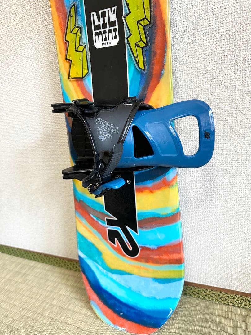 K2 LIL MINI 110cm ミニスノーボード ビンディング付き キッズ
