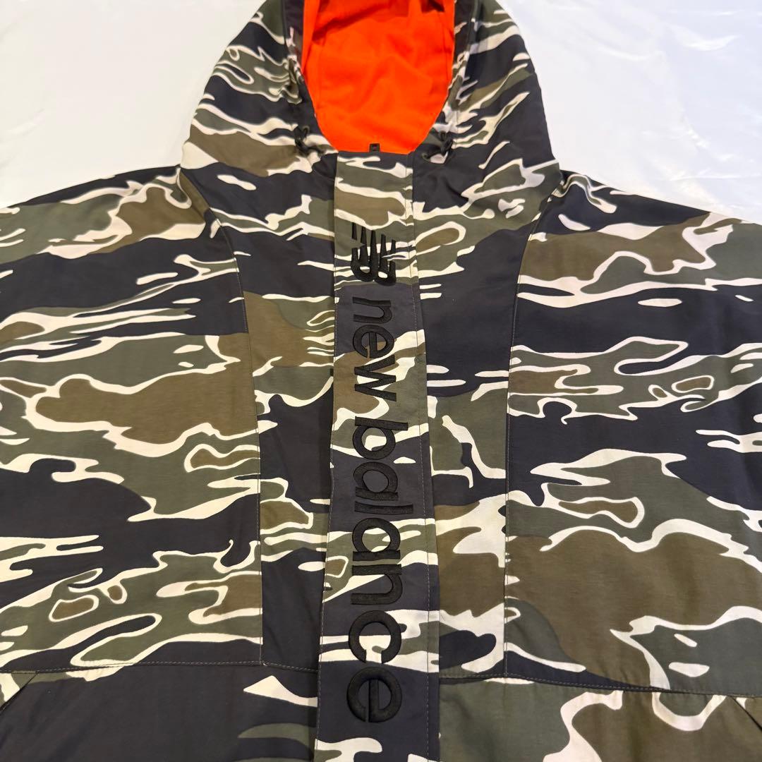 ニューバランス ジャケット 迷彩 フルジップフード カモ new balance