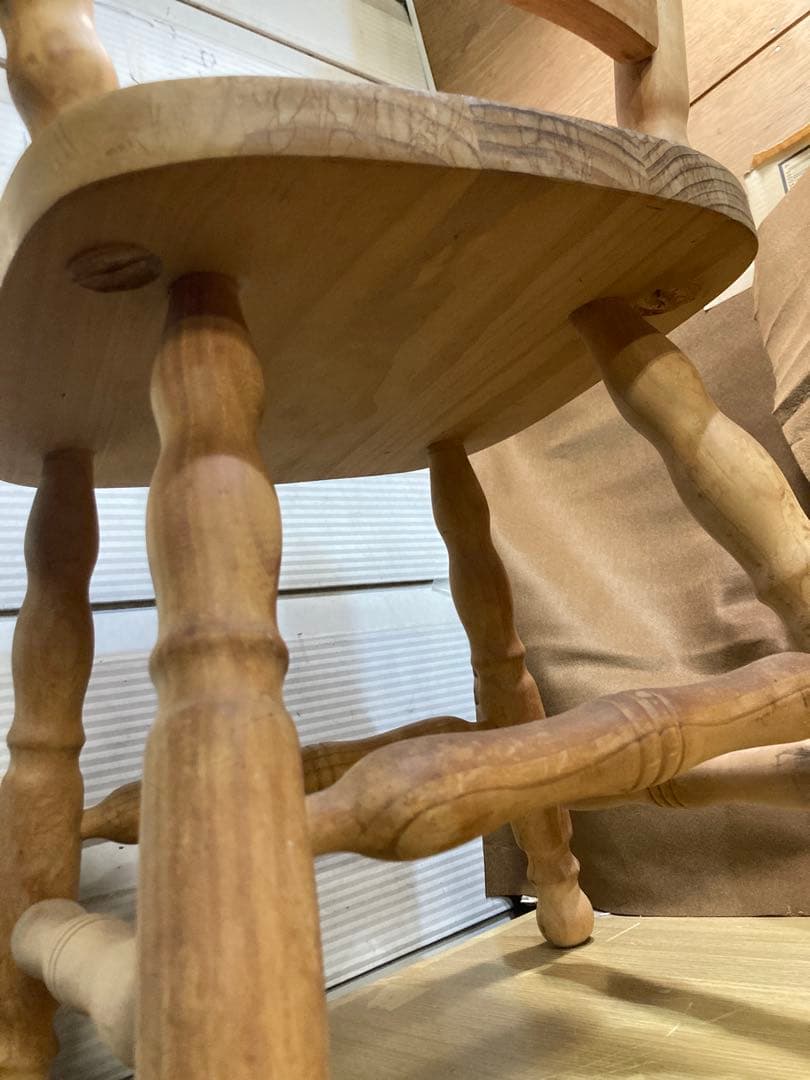 椅子　ヴィンテージ　ダイニングチェア　カフェチェア　剥離