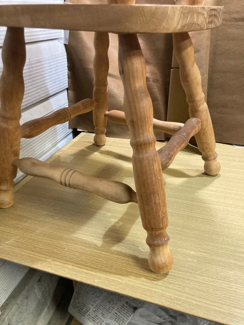 椅子　ヴィンテージ　ダイニングチェア　カフェチェア　剥離