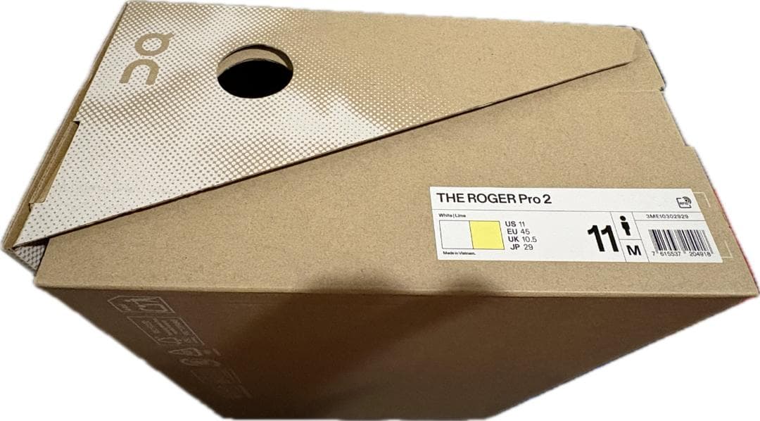 【美品29.0cm】On THE ROGER Pro2 White/Lime