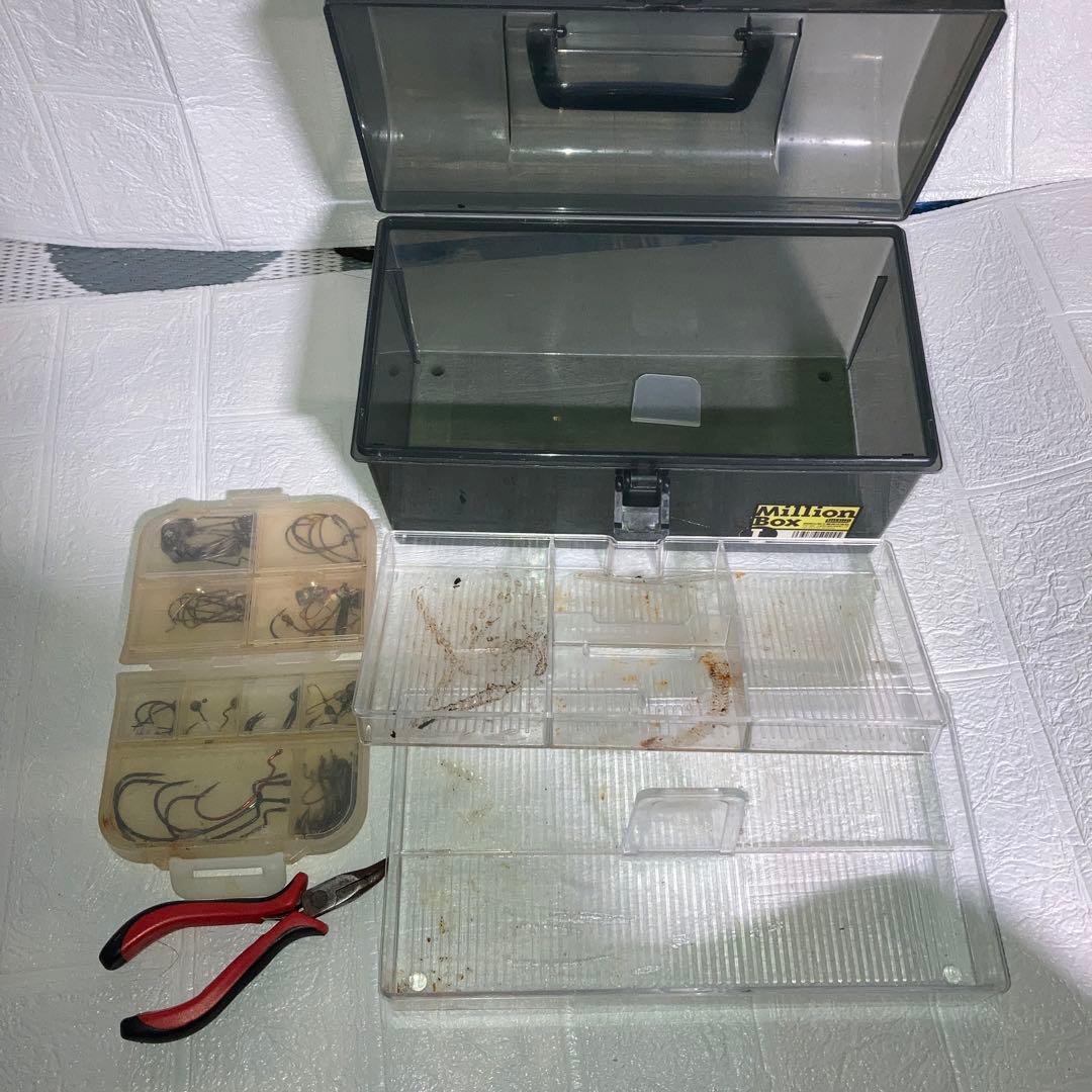 ルアー　セット　まとめ売り　ケース付き　セット　フロッグ　ラバージグ　ワームなど