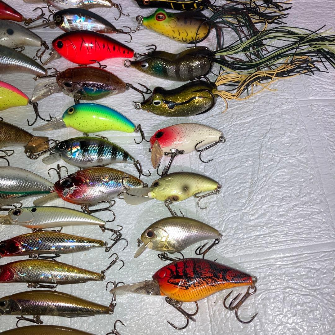 ルアー　セット　まとめ売り　ケース付き　セット　フロッグ　ラバージグ　ワームなど