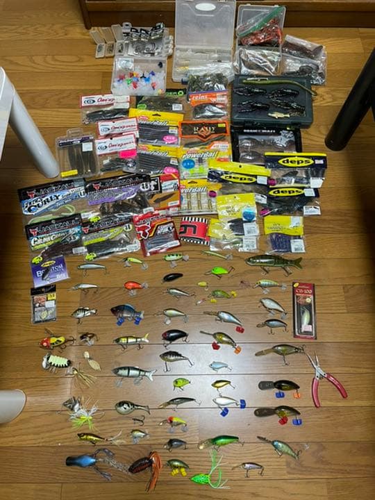 バス釣り引退 ルアー50点ワーム22袋セット