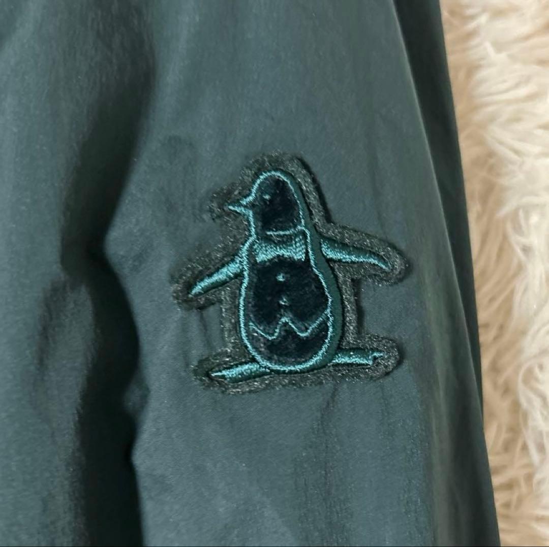 マンシングウェア　ダウン ワンピース コート ゴルフ グリーン　L