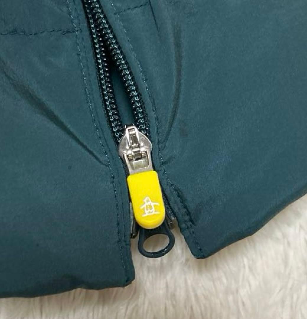 マンシングウェア　ダウン ワンピース コート ゴルフ グリーン　L