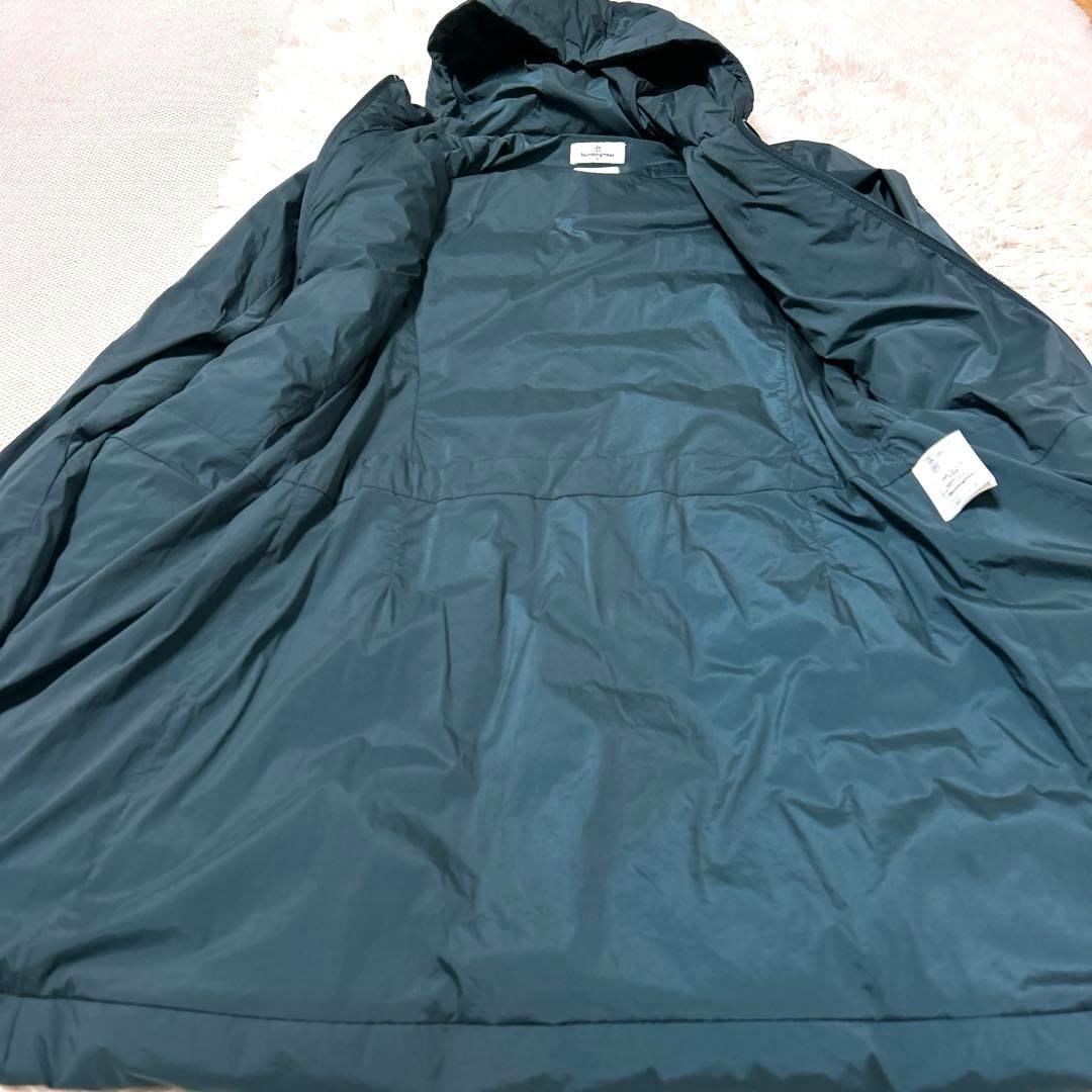 マンシングウェア　ダウン ワンピース コート ゴルフ グリーン　L