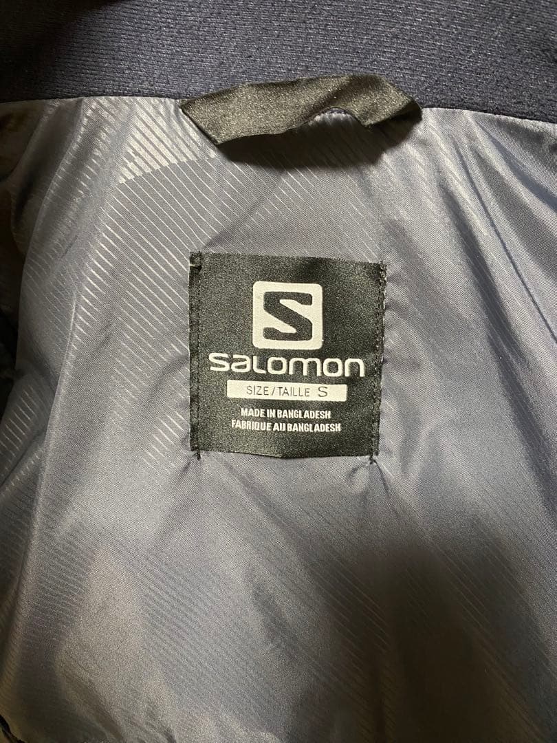 Salomon ネイビー スキーウェアサロモンメンズS