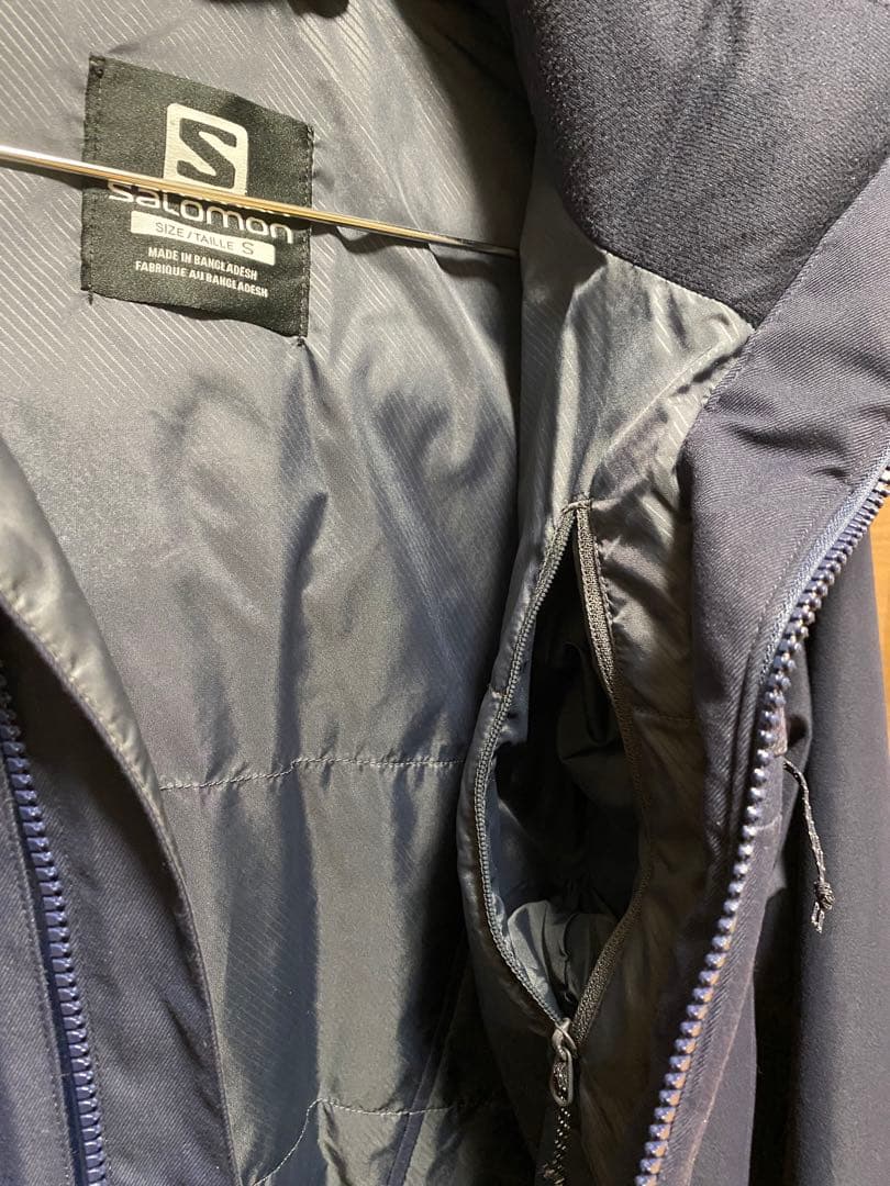 Salomon ネイビー スキーウェアサロモンメンズS