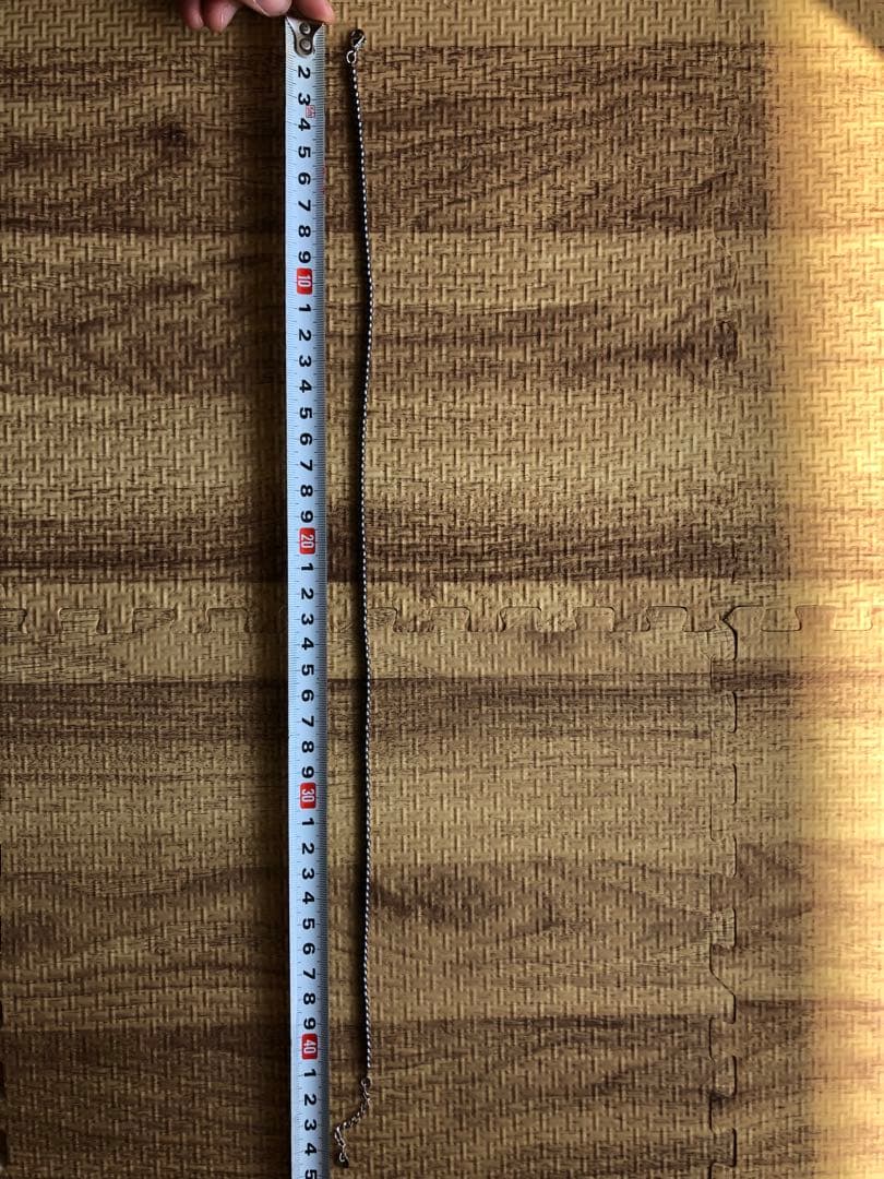 【asak】テラヘルツネックレス 約40cm レディース3ミリ珠