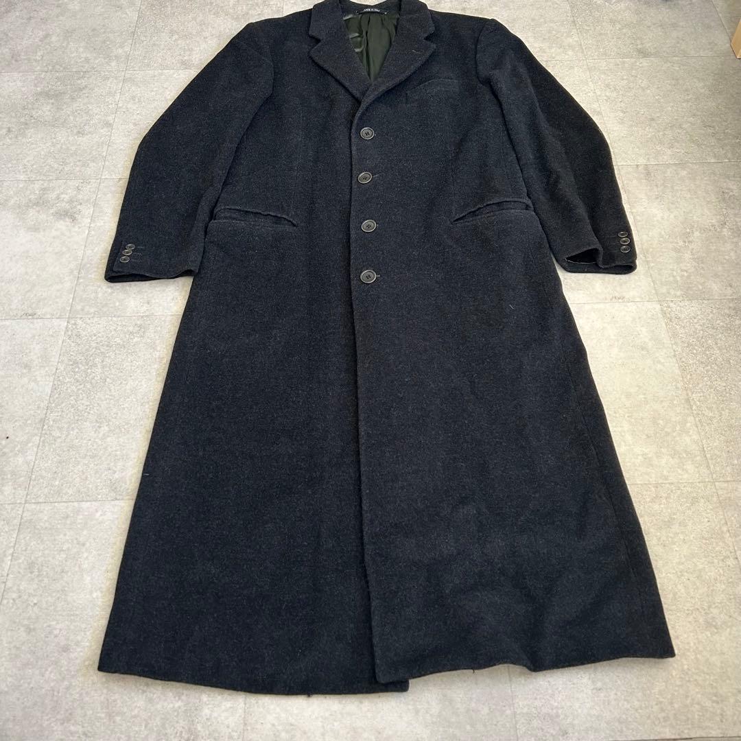 ARMANI COLLEZIONI カシミア混 スーパーロングウールコート