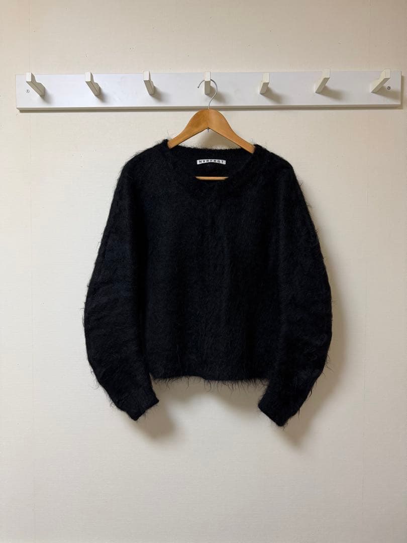 nvrfrgt brushed mohair v-neck sweater - メルカリ