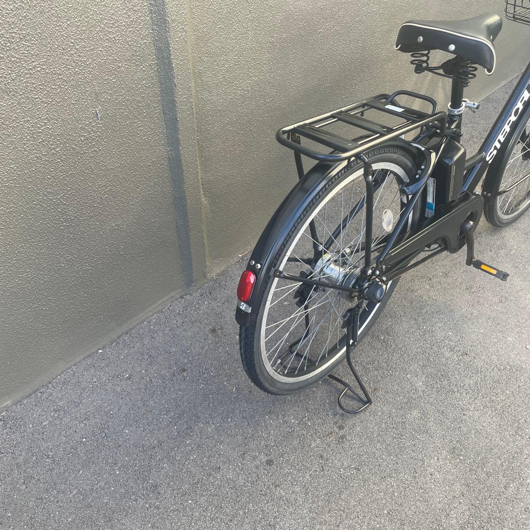 ブリヂストンアルベルト新型電動アシスト自転車26インチ ブラック【引き取り限定】