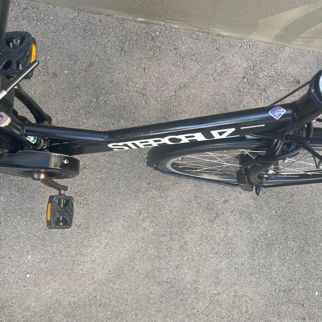 ブリヂストンアルベルト新型電動アシスト自転車26インチ ブラック【引き取り限定】