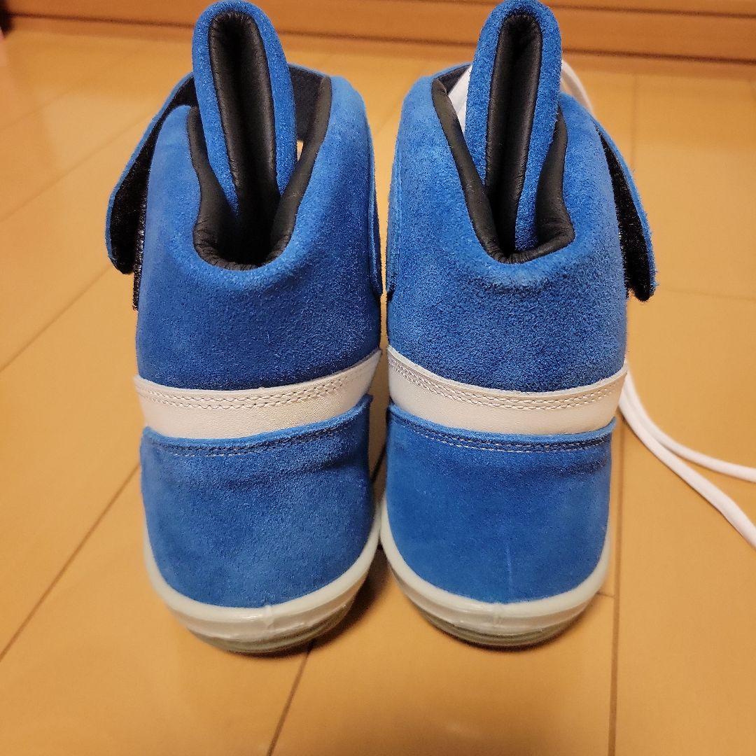 【未使用】青白スエードハイカット安全靴