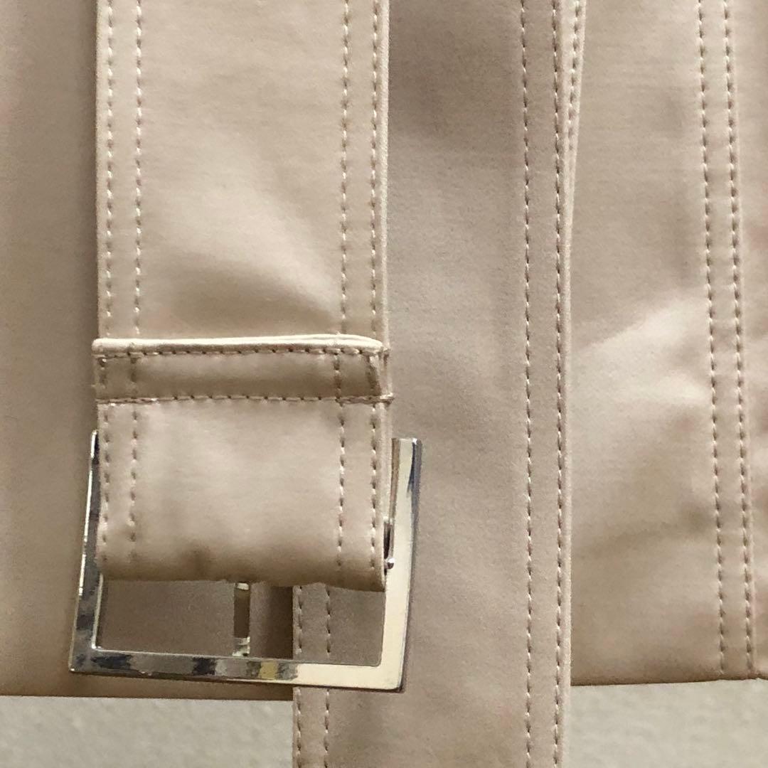 ベージュ トレンチコート ベルト付き