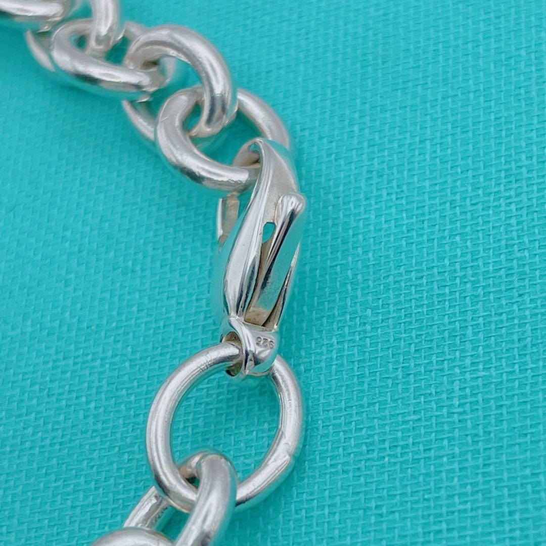 ティファニー　希少　オーバル　ラージタグ　ブレスレット　リターントゥ