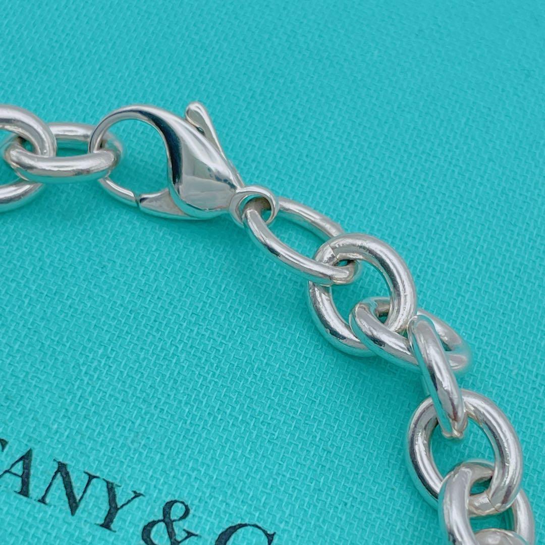 ティファニー　希少　オーバル　ラージタグ　ブレスレット　リターントゥ