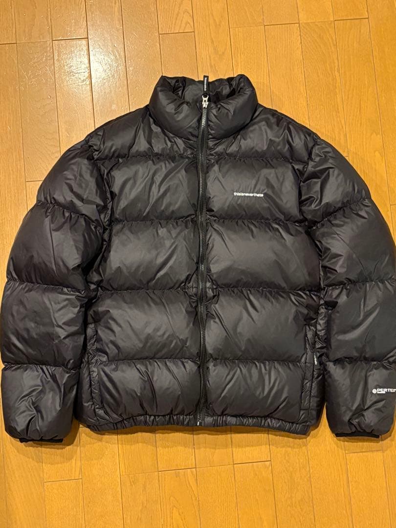 thisisneverthat ブラック ダウンジャケット Mサイズ - ジャケット