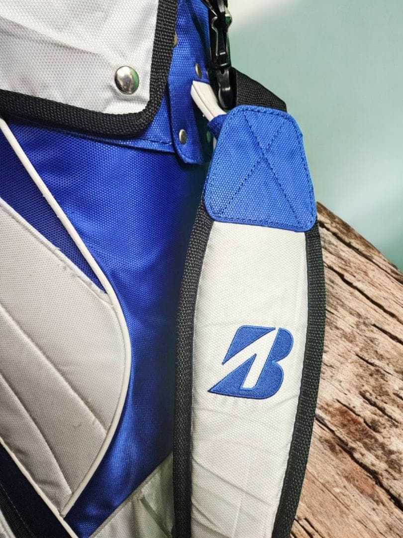 送料無料/美品BRIDGESTONE GOLF -ブリヂストンゴルフWHITE