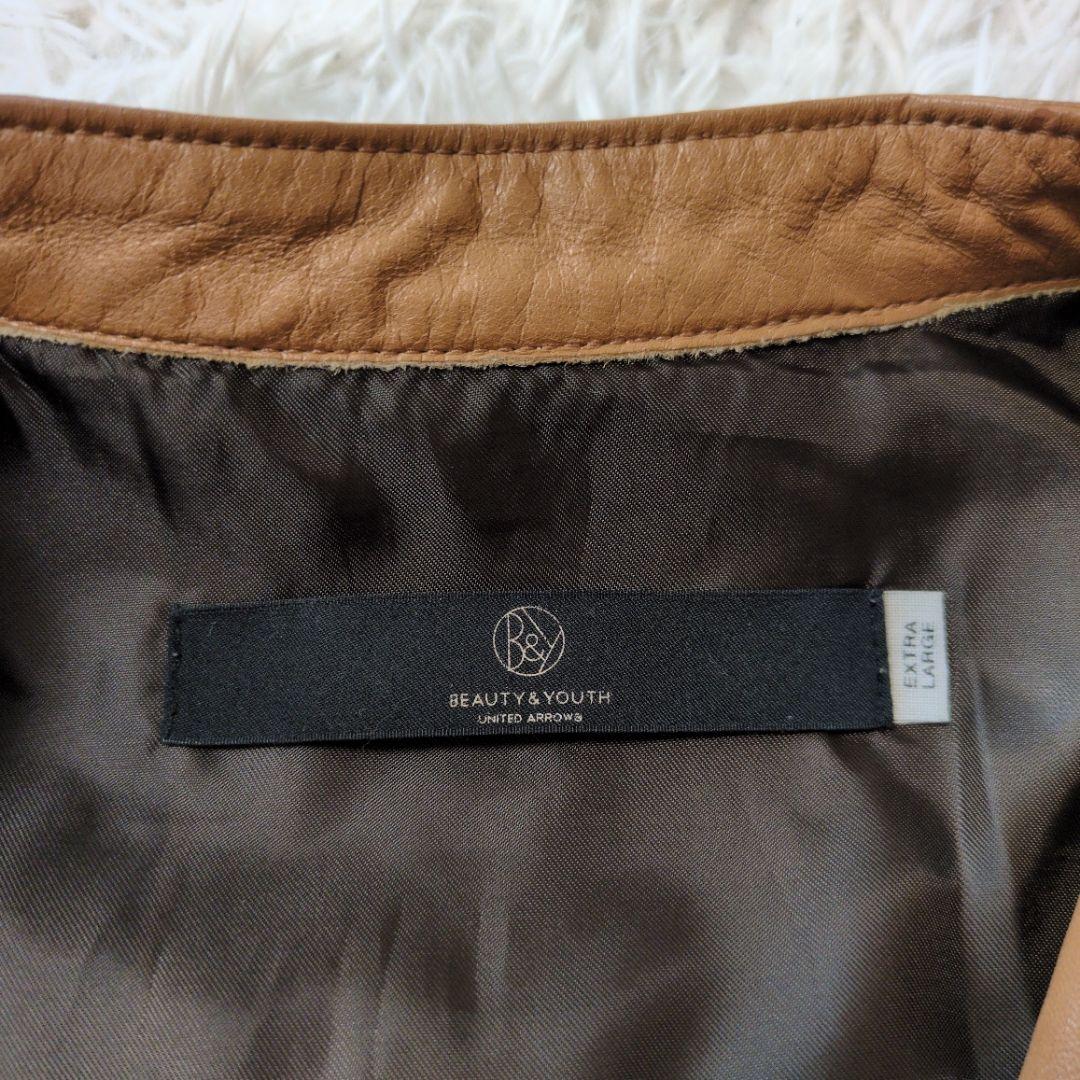 ビューティ＆ユースユナイテッドアローズ　メンズ　ライダースジャケット　XL