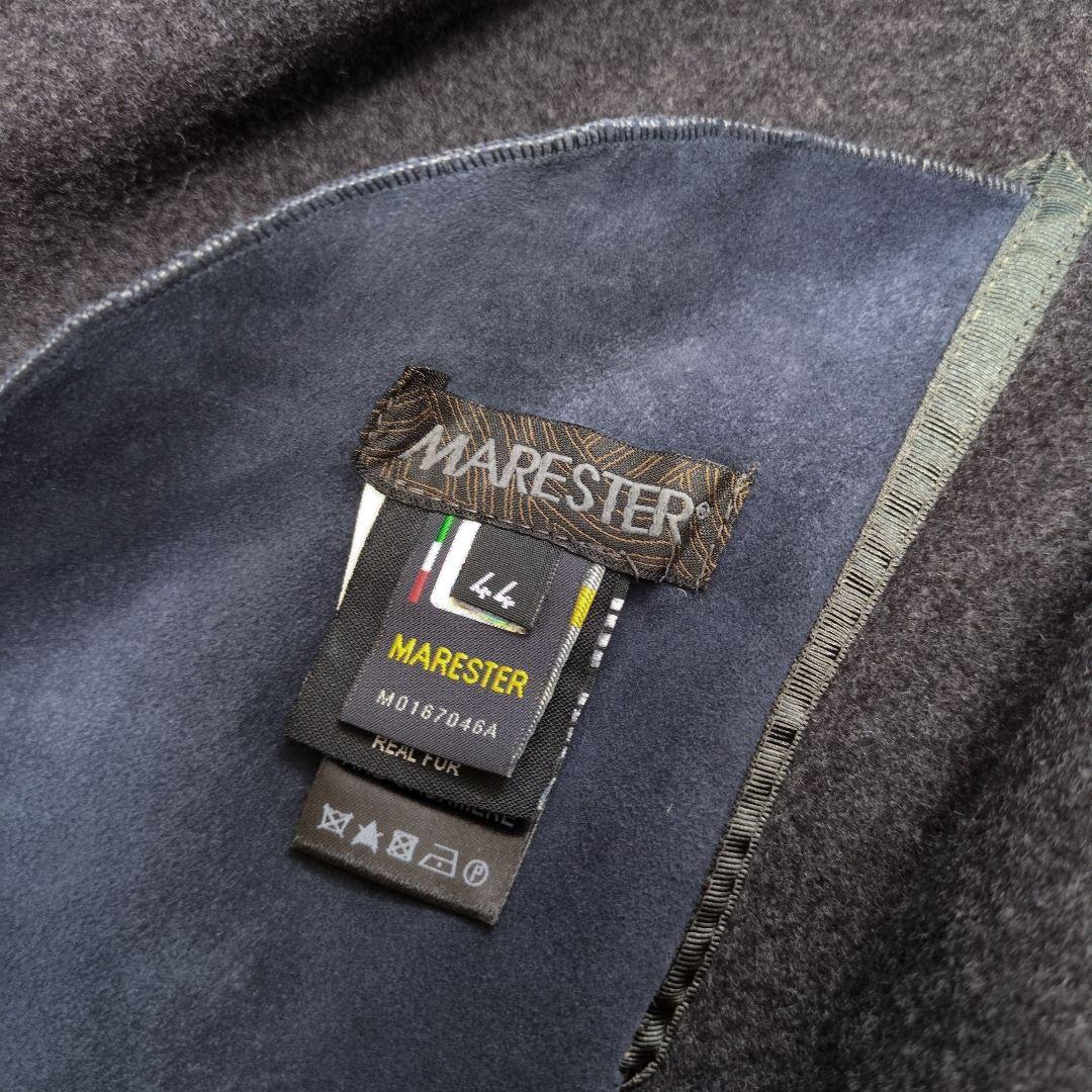 ロロピアーナ　イタリア製　カシミヤウール　リアルファー　ポンチョコート