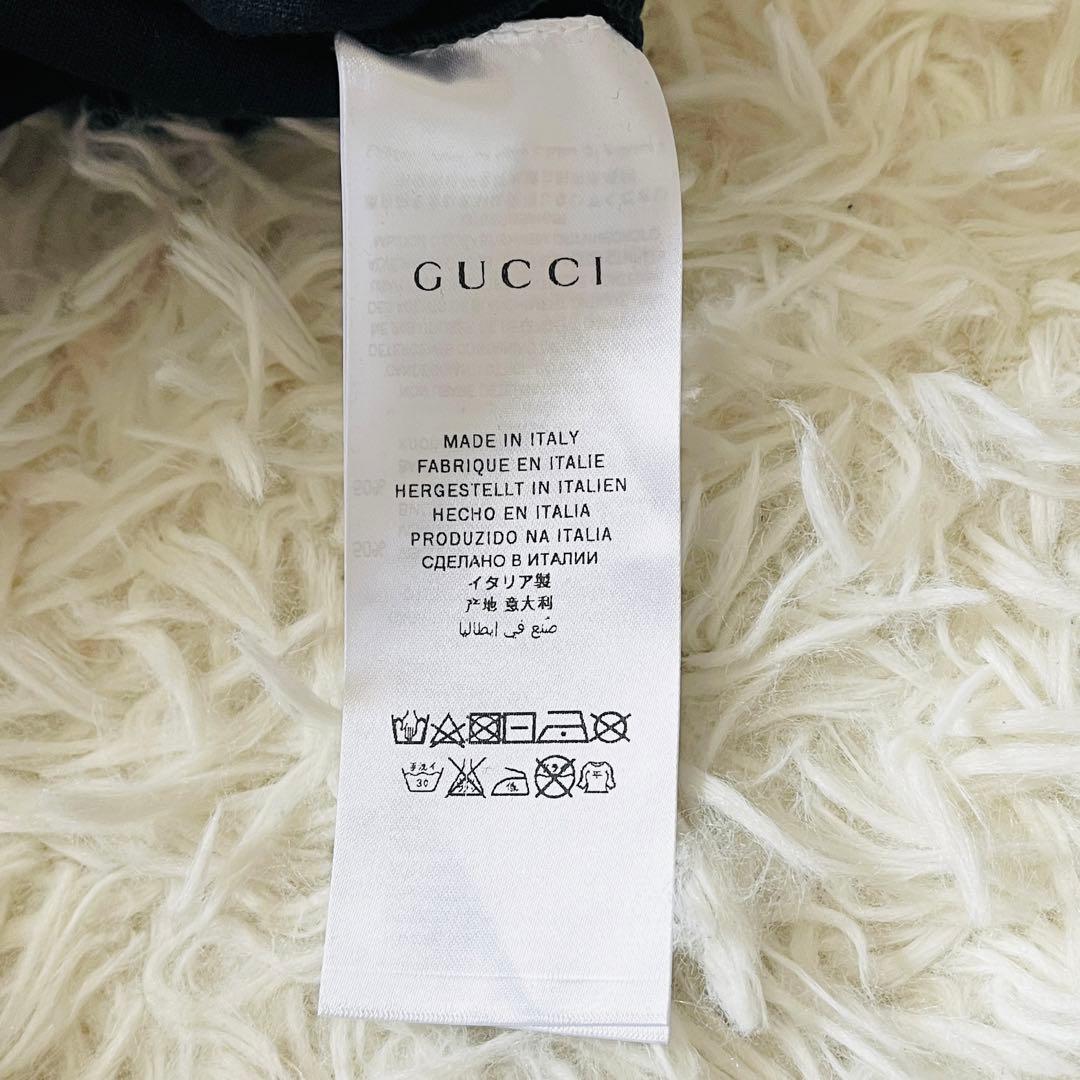 美品✨】グッチ ワンピース パールボタン ソーホー フリル リボン 近年