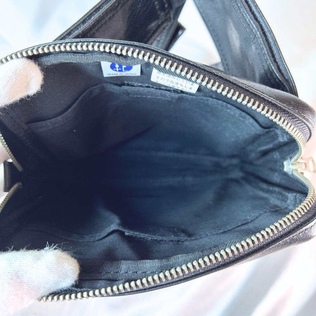 美品 PORTER オールレザー ウエストバッグ ボディバッグ スクエア 廃盤品