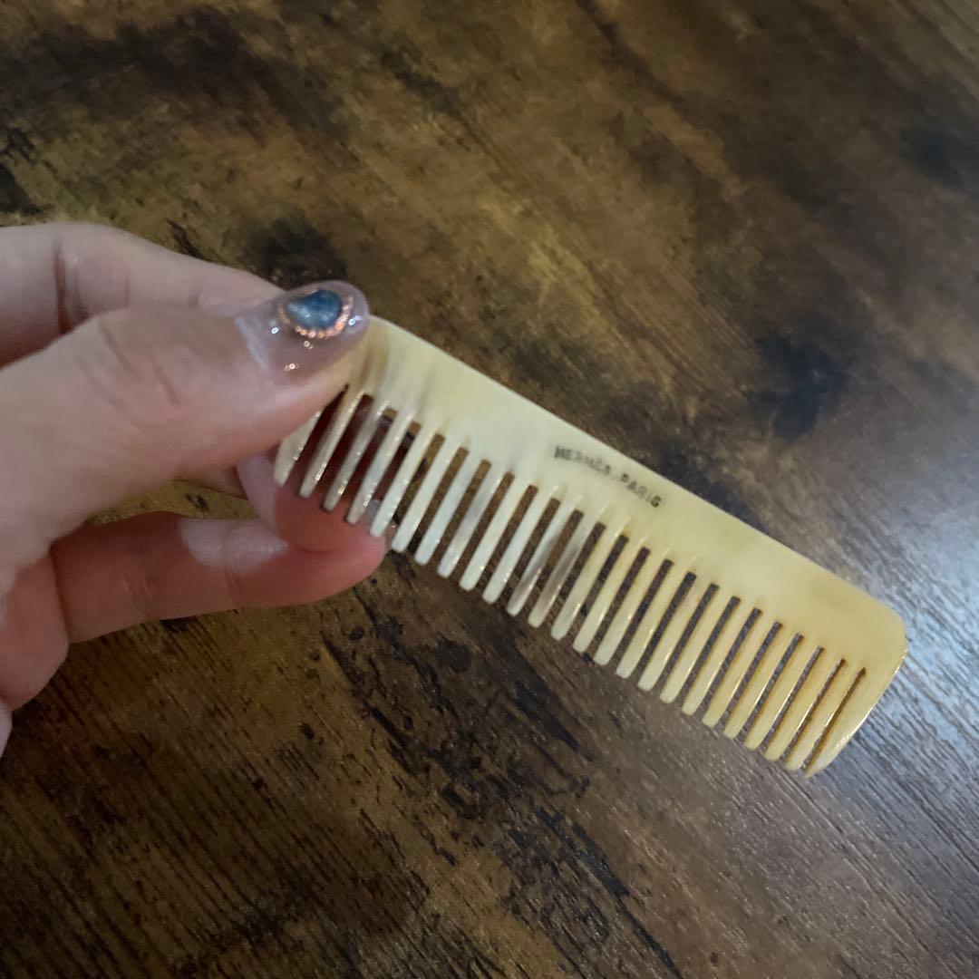 HERMES comb エルメスクシ　エルメスコーム　ケース付き