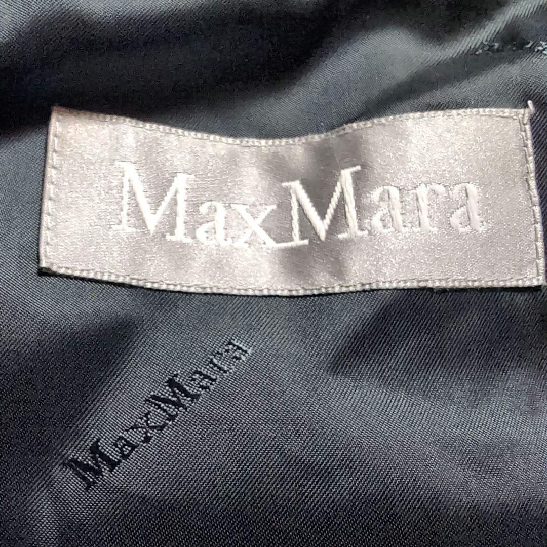 本日限定お値下げMaxMara 銀タグ　イタリー製　 アルパカ混　ブラックコート