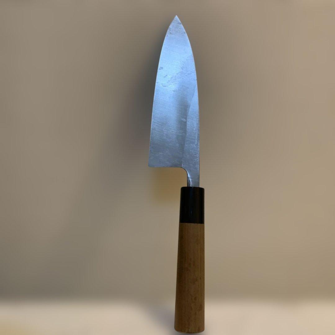 【特製正鋼】特製有次　出刃包丁150mm 和包丁　水牛柄