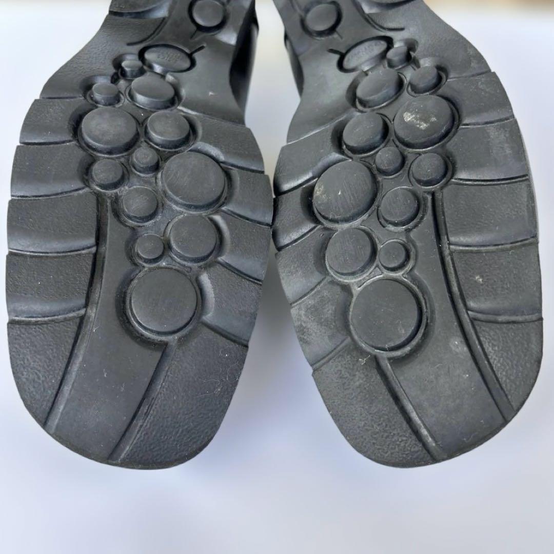 アシックスウォーキング　ペダラ　ローファー　黒　24.5 2E