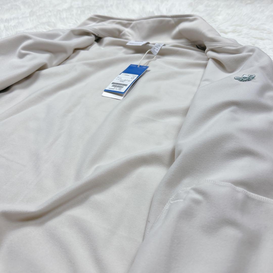 新品　ベッケンバウアー　アディダス　トレフォイル　ロゴ刺繍　ベージュ　男女兼用