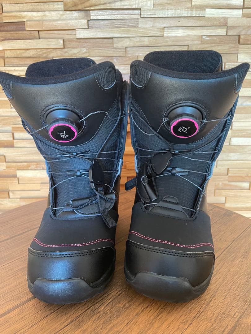⭐︎kissmark 女性用スノーボードブーツ ブラック（25.0㎝）【used】