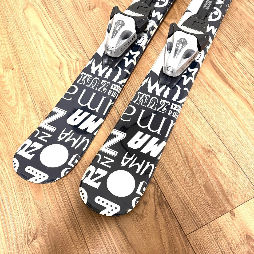 スキー板 ZUMA ショートスキー 100cm ビンディング調整可 初心者OK