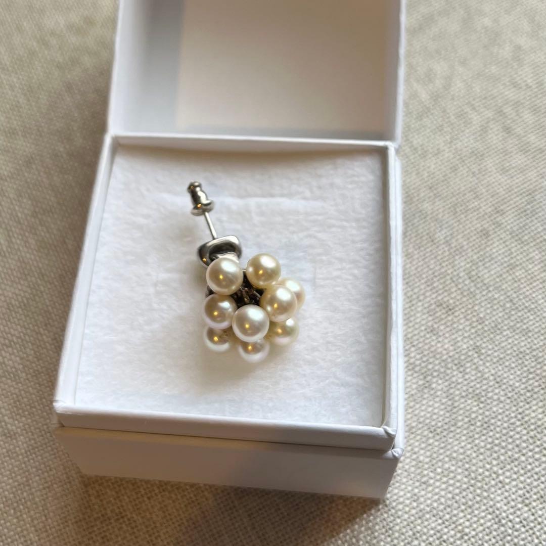 e.m. パール 片耳ピアス