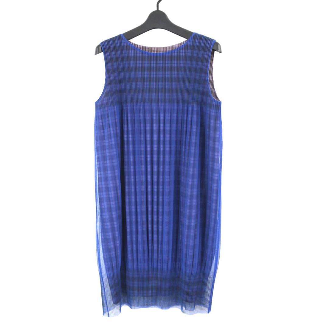 プリーツプリーズチュールミニワンピース