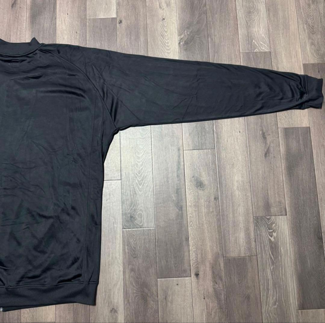 adidas 00s オーバーサイズトラックトップ ブラック y2k ジャージ