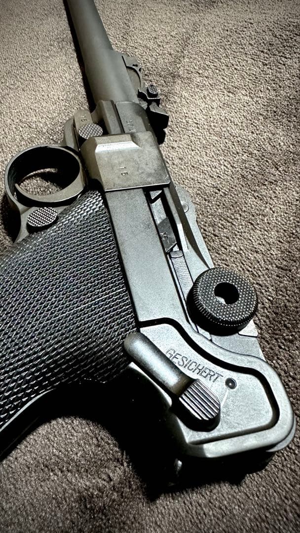 タナカ ルガー P08 8インチ HW GBB スペアマガジン ハードケース付