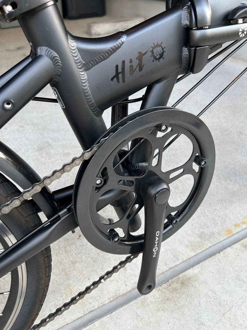 超美品　折りたたみ自転車 DAHON HIT シート　ペダル　新品未使用ブラック